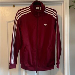 Adidas Women’s Maroon Track Jacket Size Small